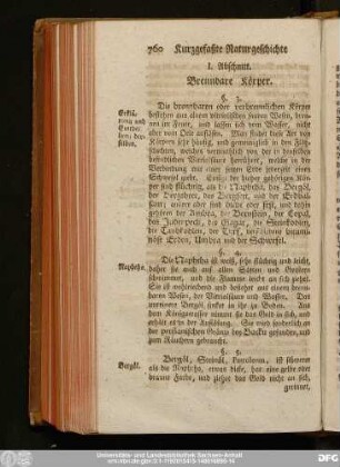 I. Abschnitt. Brennbare Körper.