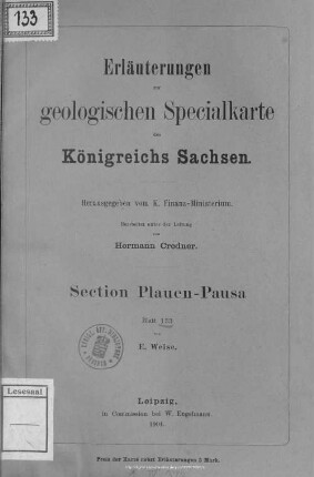 133: Section Plauen-Pausa : Blatt 133