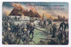 Die Winterschlacht in Ostpreußen.