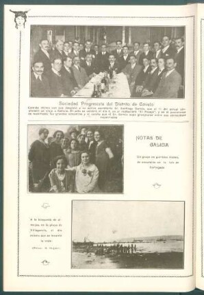 [Vista de un acto de la] Sociedad Progresista del Distrito de Covelo