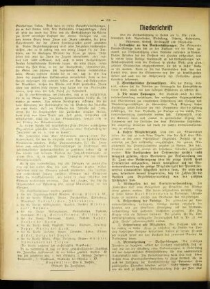 Niederschrift über die Vorstandssitzung in Hamm am 31. Mai 1919