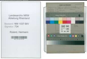 Entnazifizierung Hermann Ruland , geb. 21.02.1893 (Studienrat)