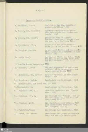 Benutzte Fachliteratur