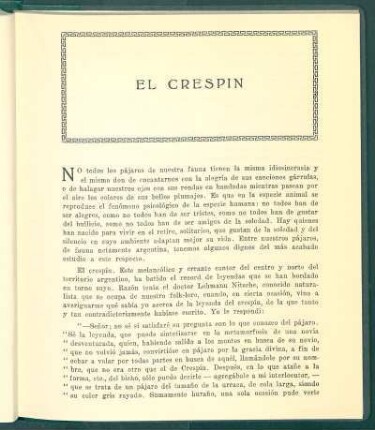 El crespín