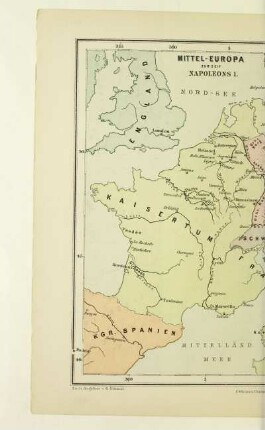 Mittel-Europa zur Zeit Napoleons I.