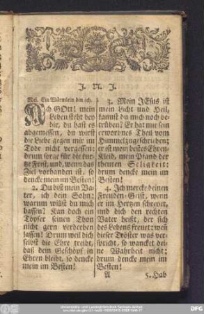 [Erbauliche Todes-Betrachtungen und Begräbniß-Lieder.]
