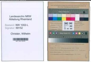 Entnazifizierung Wilhelm Christen , geb. 03.07.1900 (Justizinspektor)