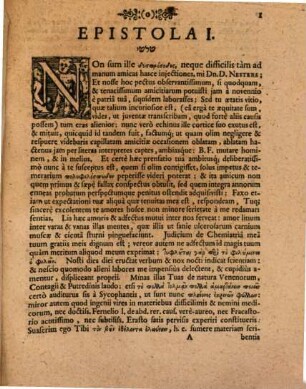 Epistolarum ad Nesteros Patrem et filium conscriptarum Farrago