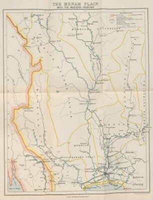 The Menam plain with the Western frontier