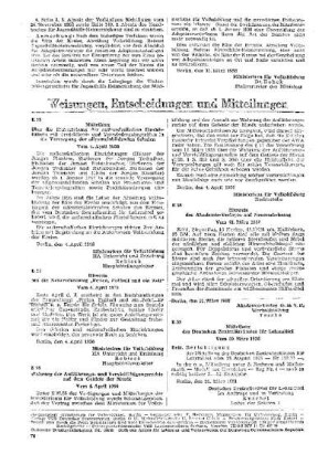 Hinweis des Akademie Verlages auf Neuerscheinung : E 58 vom 21. März 1956 ; [Weisungen, Entscheidungen und Mitteilungen]
