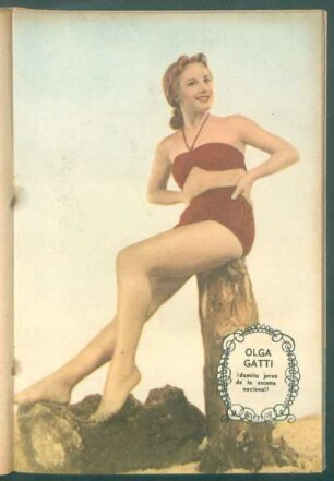 Olga Gatti (damita joven de la escena nacional) - [Fotografía]