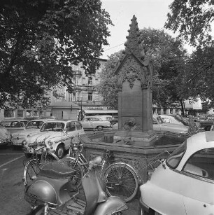 Brunnen auf dem Ludwigsplatz.