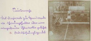Foto einer französischen Motor-Pflug-Seil-Winde für Luftschiffer