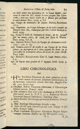75-83, Libri Chronologici.