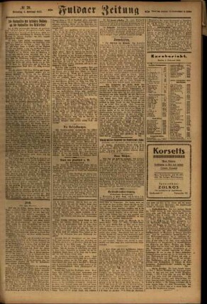 Zweite Ausgabe vom Sonntag, den 04. Februar 1923.