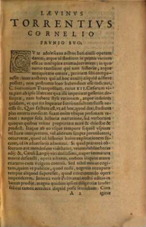 In C. Suetonii Tranquilli XII. Caesares commentarii