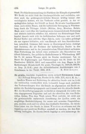 434-438 [Rezension] Lange, Hermann, De gratia