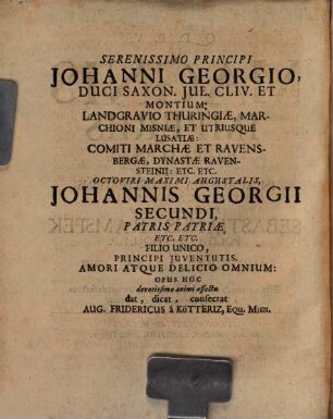De Magnis Imperiis Exercitatio