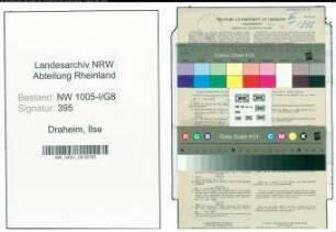 Entnazifizierung Ilse Draheim , geb. 30.01.1922 (Postfacharbeiterin)