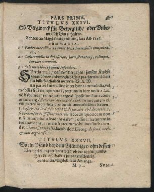 Titulus XXXVI. - XXXVIII.