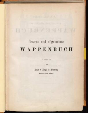 Bd. 6, Abth. 7: Abgestorbener nassauischer Adel