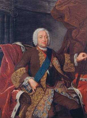 Franz Josias v. Sachsen-Coburg-Saalfeld (1697 - 1764, reg.ab 1729 gemeinsam mit seinem Halbbruder Christian Ernst, nach dessen Tod 1745 alleine)