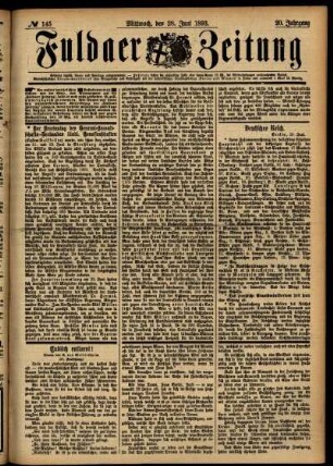 Ausgabe vom Mittwoch, den 28. Juni 1893.