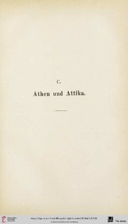 C. Athen und Attika