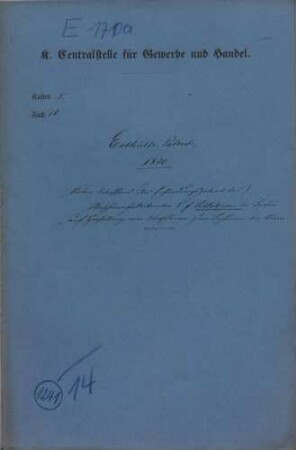 Patent des Maschinenfabrikanten C.F. Schlickeisen in Berlin auf Herstellung von Maschinen zum Behauen der Steine