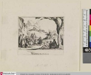 [Die Bergpredigt; Il enseigne ses disciples du haut de la montagne]