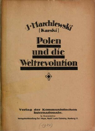 Polen und die Weltrevolution