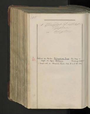 d. Philosophische und ästhetische Schriften