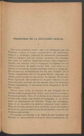 Problemas de la educación sexual
