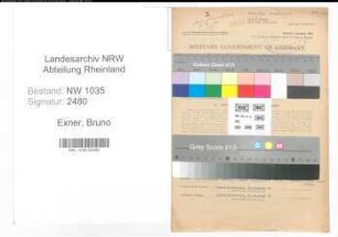 Entnazifizierung Bruno Exner , geb. 18.07.1914 (Steiger)
