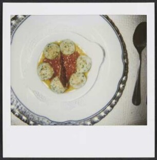 Speise im Restaurant Al Portone in Lugano