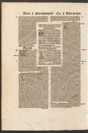 Incipit primus liber dibre haiomim: id est Paralipomenon.