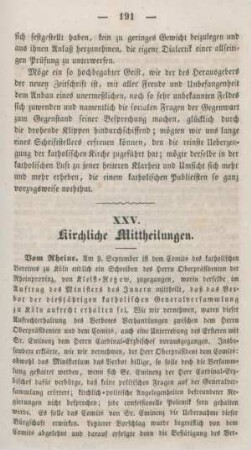 191-192 Kirchliche Mittheilungen