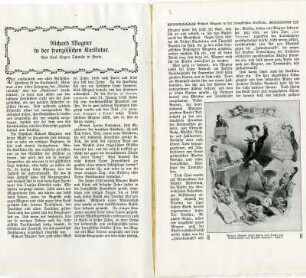 Wagner in französischen Karikaturen