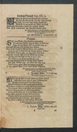 Hertzliches Mitleiden über den zwar frühzeitigen/ doch seel. Hintritt/ Der ... Annen Catharinen/ gebohrner Jenichen/ des ... Herrn Wilhelm Kerstens/ Wohlbenahmten Handels-Manns allhier/ gewesenen Eheliebsten [Teil 2]