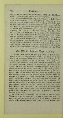 Die Fuerstenthuemer Schwarzburg