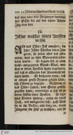 52. Jesus waschet seinen Apostlen die Füß