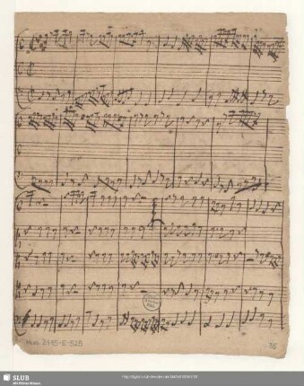 Particell [untextiert; Schreiber: Opitz, J. S.]