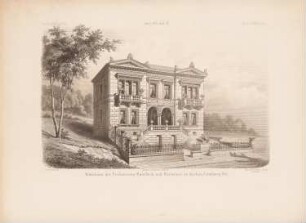 Wohnhaus des Professor Ewerbeck, Aachen: Ansicht (aus: Architektonisches Skizzenbuch, H. 138/3, 1876)