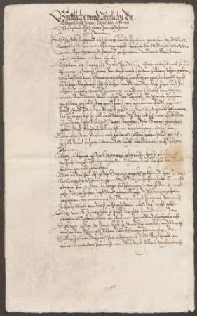Gütliche und peinliche Verhöre sowie Urgichten von Hexen zu Ellingen und in der Ballei Franken