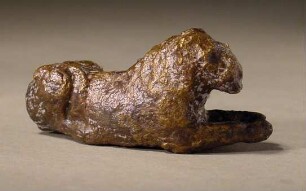 Liegender Löwe (Attaschenfragment eines Kannenhenkels oder vom Vertikalhenkel einer Hydria)