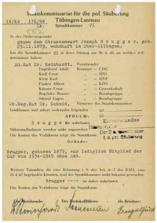 Brugger, Joseph