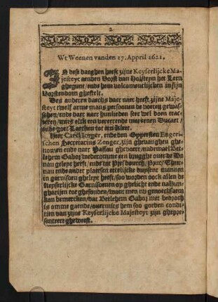 2-8, Verhael hoe dat de Croone ...