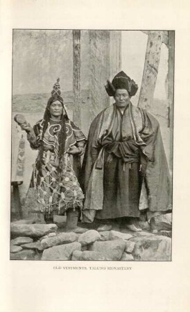 Old vestments, Talung Monastery