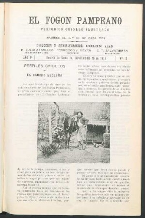Perfiles criollos - El Gaucho Ledesma