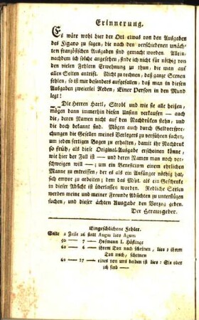 Erinnerung.